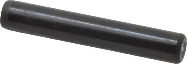 Holo-Krome - 1/4" Diam x 1-1/2" Pin Length 4000 Alloy Steel Oversized Dowel Pin - Black Luster Finish, C 47-58 & C 60 (Surface) Hardness, 1 Beveled & 1 Rounded End - Makers Industrial Supply