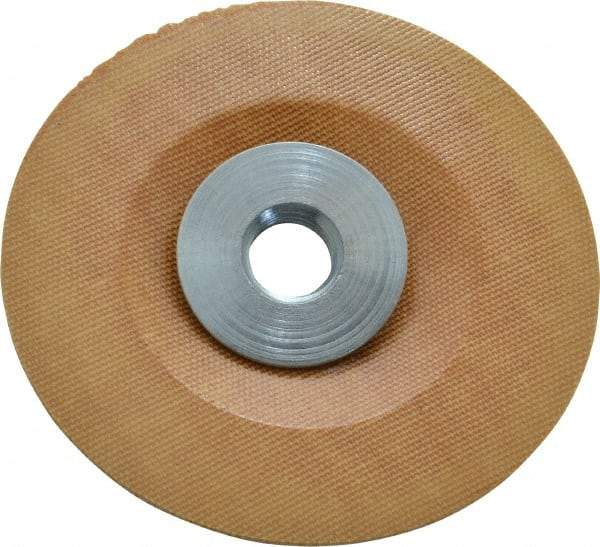 Made in USA - 4" Diam Locking Nut Disc Backing Pad - Soft Density, 25,000 RPM - Makers Industrial Supply