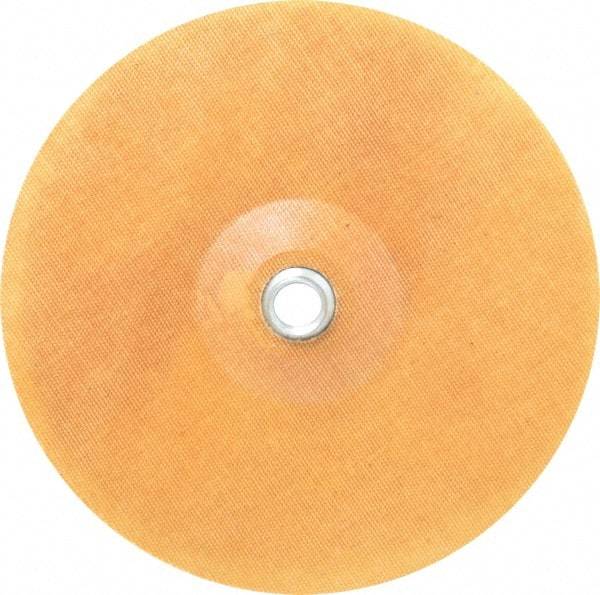 Made in USA - 7" Diam Locking Nut Disc Backing Pad - Soft Density, 15,000 RPM - Makers Industrial Supply