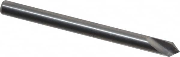 Atrax - 1/8" Head Diam, 1/8" Shank Diam, 1 Flute 82° Solid Carbide Countersink - Makers Industrial Supply