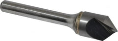 Atrax - 1/2" Head Diam, 1/4" Shank Diam, 1 Flute 90° Solid Carbide Countersink - Makers Industrial Supply