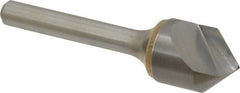 Atrax - 5/8" Head Diam, 1/4" Shank Diam, 1 Flute 90° Solid Carbide Countersink - Makers Industrial Supply