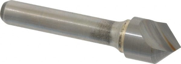 Atrax - 5/8" Head Diam, 3/8" Shank Diam, 1 Flute 90° Solid Carbide Countersink - Makers Industrial Supply