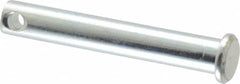 Made in USA - 5/16" Pin Diam, 2" OAL, Standard Clevis Pin - 9/64" Hole, 1-55/64" Usable Length, Zinc-Plated Steel - Makers Industrial Supply