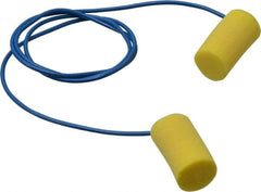 3M - Disposable, Corded, 33 dB, Barrel Earplugs - Yellow, 200 Pairs - Makers Industrial Supply