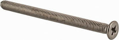 Value Collection - M3x0.50 Metric Coarse, 40mm OAL Phillips Drive Machine Screw - Flat Head, Grade 18-8 & A2 Stainless Steel, Uncoated, Without Washer - Makers Industrial Supply