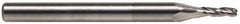 Atrax - 9/16" Diam, 1-1/8" LOC, 3 Flute Solid Carbide Ball End Mill - Uncoated, Single End, 3-1/2" OAL, 9/16" Shank Diam - Makers Industrial Supply