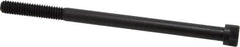 Made in USA - 5/16-18 UNC Hex Socket Drive, Socket Cap Screw - Alloy Steel, Black Oxide Finish, Partially Threaded, 5" Length Under Head - Makers Industrial Supply