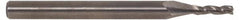 Atrax - 11/16", 1-3/8" LOC, 3/4" Shank Diam, 4" OAL, 3 Flute, Solid Carbide Square End Mill - Single End, Uncoated, Spiral Flute, 30° Helix, Centercutting, Right Hand Cut - Makers Industrial Supply