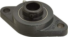 Browning - 7/8" ID, 4-7/8" OAL x 2-3/4" OAH 2-Bolt Flange - 1,651 Lb Static Cap, 2,801 Lb Dyn Cap, 3-57/64" Btw Mnt Hole Ctrs, Cast Iron - Makers Industrial Supply