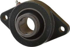 Browning - 1-1/2" ID, 6-3/4" OAL x 4-1/8" OAH 2-Bolt Flange - 4,467 Lb Static Cap, 7,340 Lb Dyn Cap, 5-21/32" Btw Mnt Hole Ctrs, Cast Iron - Makers Industrial Supply