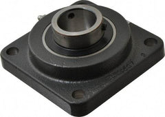 Browning - 1-1/2" ID, 5-1/8" OAL x 5-1/8" OAH 4-Bolt Flange - 4,467 Lb Static Cap, 7,340 Lb Dyn Cap, 4" Btw Mnt Hole Ctrs, Cast Iron - Makers Industrial Supply