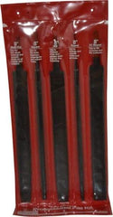 Simonds File - 5 Piece American Pattern File Set - 8" Long, Bastard Coarseness, Set Includes Flat, Half Round, Mill, Round, Square - Makers Industrial Supply