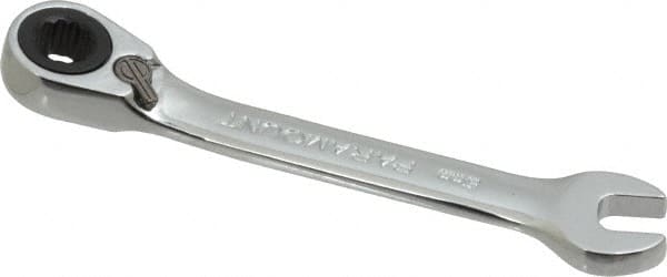 Paramount - 6mm 12 Point Combination Wrench - 15° Head Angle, 3-9/64" OAL, Chrome Vanadium Steel, Polished Finish - Makers Industrial Supply