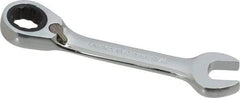 Paramount - 7/16" 12 Point Offset Combination Wrench - 15° Offset Angle, 4" OAL, Chrome Vanadium Steel, Polished Finish - Makers Industrial Supply