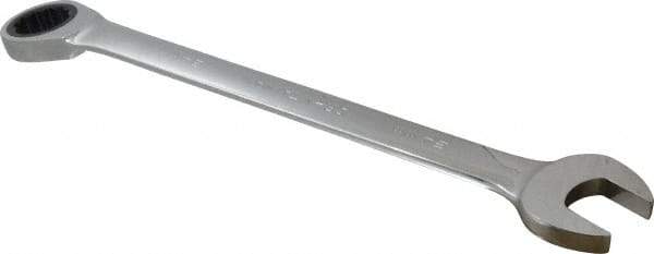 Paramount - 34mm 12 Point Combination Wrench - 15° Head Angle, 18-7/64" OAL, Chrome Vanadium Steel, Polished Finish - Makers Industrial Supply