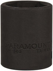 Paramount - 1/2" Drive 25mm Standard Impact Socket - 6 Points, 1-3/4" OAL - Makers Industrial Supply