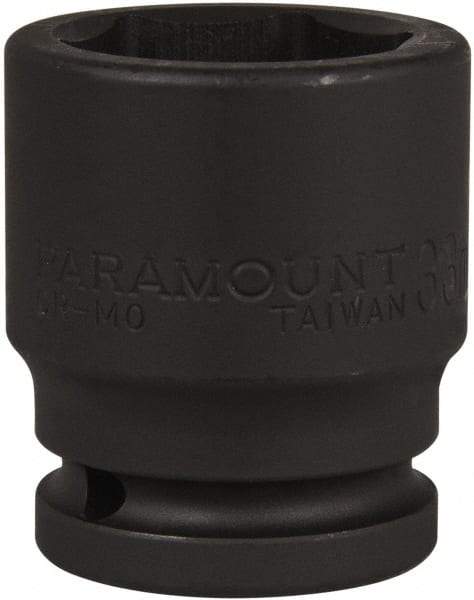 Paramount - 3/4" Drive 33mm Standard Impact Socket - 6 Points, 2-1/4" OAL - Makers Industrial Supply