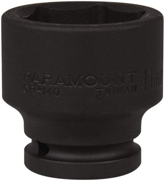 Paramount - 3/4" Drive 41mm Standard Impact Socket - 6 Points, 2-9/32" OAL - Makers Industrial Supply