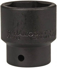 Paramount - 1/2" Drive 34mm Standard Impact Socket - 6 Points, 2" OAL - Makers Industrial Supply