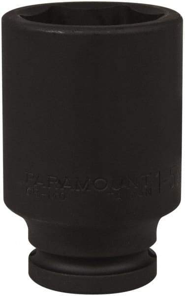 Paramount - 3/4" Drive 1-5/8" Deep Impact Socket - 6 Points, 3-35/64" OAL - Makers Industrial Supply