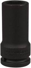 Paramount - 3/4" Drive 24mm Deep Impact Socket - 6 Points, 3-35/64" OAL - Makers Industrial Supply