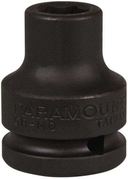 Paramount - 3/4" Drive 9/16" Standard Impact Socket - 6 Points, 2" OAL - Makers Industrial Supply