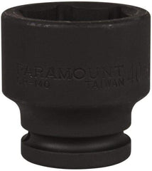 Paramount - 3/4" Drive 40mm Standard Impact Socket - 6 Points, 2-9/32" OAL - Makers Industrial Supply