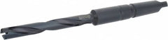 Allied Machine and Engineering - Series 1, 13/16" Max Diam, 4MT Taper Shank, Helical Flute Spade Drill - 6-1/2" Max Depth, 9-47/64" Body Length, 14-5/32" OAL, Extended Length, Through Coolant - Makers Industrial Supply