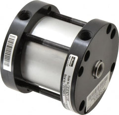 Parker - 2" Stroke x 2-1/2" Bore Double Acting Air Cylinder - 1/4 Port, 1/2-20 Rod Thread, -10 to 200°F - Makers Industrial Supply