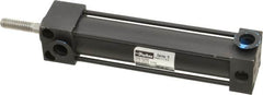 Parker - 3" Stroke x 3/4" Bore Double Acting Air Cylinder - 1/8 Port, 1/4-20 Rod Thread, 200 Max psi, -10 to 165°F - Makers Industrial Supply