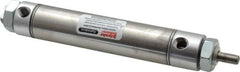 Parker - 3" Stroke x 1-1/16" Bore Double Acting Air Cylinder - 1/8 Port, 5/16-24 Rod Thread, 250 Max psi, 14 to 140°F - Makers Industrial Supply