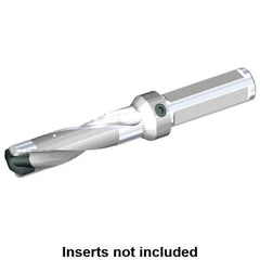 Kennametal - 13.89 to 14.39mm Diam, 3xD, 41.67mm Max Depth, 3/4" Shank Diam, 54mm Flute, 127mm OAL, Replaceable Tip Drill - KSEM0547 Insert, B Seat Size, Series KSEM - Makers Industrial Supply