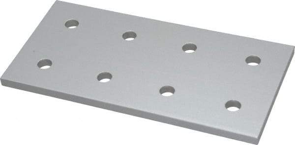 80/20 Inc. - 3" Wide, 6" High, Open Shelving 8 Hole Joining Strip - Aluminum, Use with Series 15 & Bolt Kit 3320 or 3325 - Makers Industrial Supply