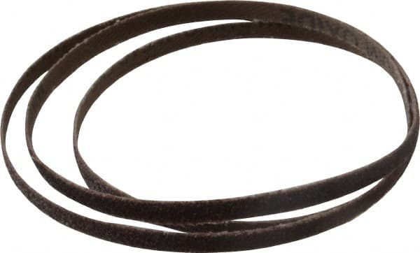 Tru-Maxx - 1/8" Wide x 24" OAL, 80 Grit, Aluminum Oxide Abrasive Belt - Aluminum Oxide, Medium, Coated - Makers Industrial Supply