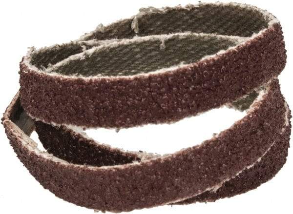 Tru-Maxx - 1/4" Wide x 12" OAL, 80 Grit, Aluminum Oxide Abrasive Belt - Aluminum Oxide, Medium, Coated - Makers Industrial Supply