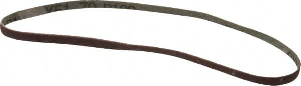 Tru-Maxx - 1/4" Wide x 18" OAL, 120 Grit, Aluminum Oxide Abrasive Belt - Aluminum Oxide, Fine, Coated - Makers Industrial Supply