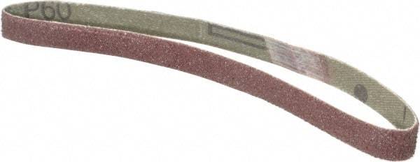 Tru-Maxx - 3/8" Wide x 13" OAL, 60 Grit, Aluminum Oxide Abrasive Belt - Aluminum Oxide, Medium, Coated - Makers Industrial Supply