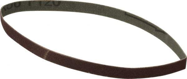 Tru-Maxx - 3/8" Wide x 13" OAL, 120 Grit, Aluminum Oxide Abrasive Belt - Aluminum Oxide, Fine, Coated - Makers Industrial Supply