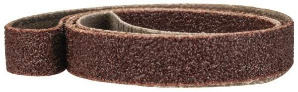 Tru-Maxx - 3/8" Wide x 24" OAL, 80 Grit, Aluminum Oxide Abrasive Belt - Aluminum Oxide, Medium, Coated - Makers Industrial Supply