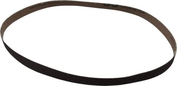 Tru-Maxx - 1/2" Wide x 24" OAL, 80 Grit, Aluminum Oxide Abrasive Belt - Aluminum Oxide, Medium, Coated - Makers Industrial Supply