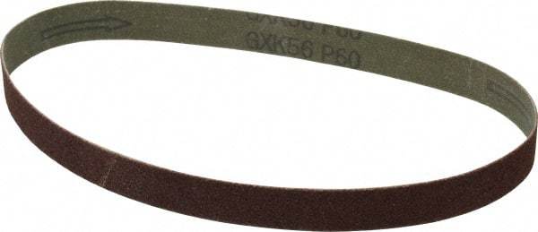 Tru-Maxx - 3/4" Wide x 20-1/2" OAL, 60 Grit, Aluminum Oxide Abrasive Belt - Aluminum Oxide, Medium, Coated - Makers Industrial Supply