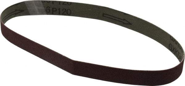 Tru-Maxx - 3/4" Wide x 20-1/2" OAL, 120 Grit, Aluminum Oxide Abrasive Belt - Aluminum Oxide, Fine, Coated - Makers Industrial Supply