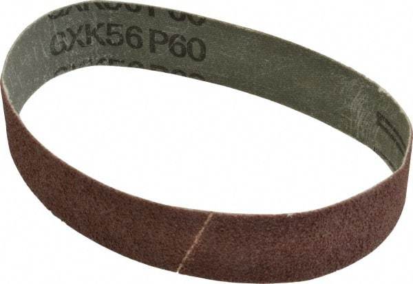 Tru-Maxx - 1" Wide x 12" OAL, 60 Grit, Aluminum Oxide Abrasive Belt - Aluminum Oxide, Medium, Coated - Makers Industrial Supply