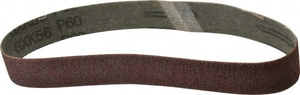 Tru-Maxx - 1" Wide x 18" OAL, 60 Grit, Aluminum Oxide Abrasive Belt - Aluminum Oxide, Medium, Coated - Makers Industrial Supply