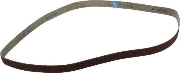 Tru-Maxx - 1" Wide x 42" OAL, 40 Grit, Aluminum Oxide Abrasive Belt - Aluminum Oxide, Coarse, Coated - Makers Industrial Supply