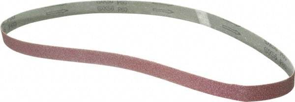 Tru-Maxx - 1" Wide x 42" OAL, 60 Grit, Aluminum Oxide Abrasive Belt - Aluminum Oxide, Medium, Coated - Makers Industrial Supply