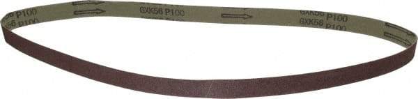 Tru-Maxx - 1" Wide x 42" OAL, 100 Grit, Aluminum Oxide Abrasive Belt - Aluminum Oxide, Fine, Coated - Makers Industrial Supply