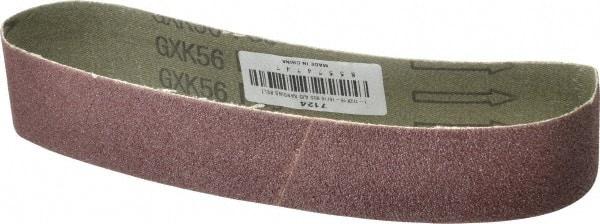 Tru-Maxx - 1-1/2" Wide x 18-15/16" OAL, 80 Grit, Aluminum Oxide Abrasive Belt - Aluminum Oxide, Medium, Coated - Makers Industrial Supply