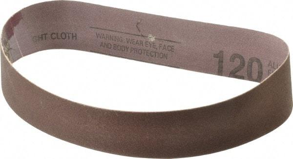 Tru-Maxx - 1-1/2" Wide x 18-15/16" OAL, 120 Grit, Aluminum Oxide Abrasive Belt - Aluminum Oxide, Fine, Coated - Makers Industrial Supply